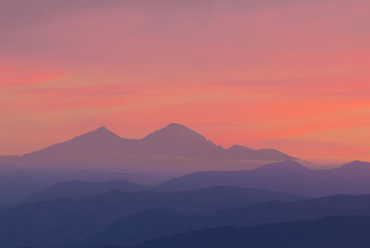 Purple Mountains Evening