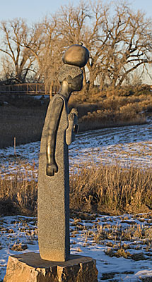 Sculpture of Chapungu Woman